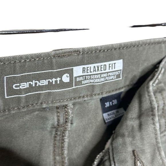 Carhartt Relaxed Fit Canvas Double Knee Pants Men’s 30x30 - Picture 3 of 4
